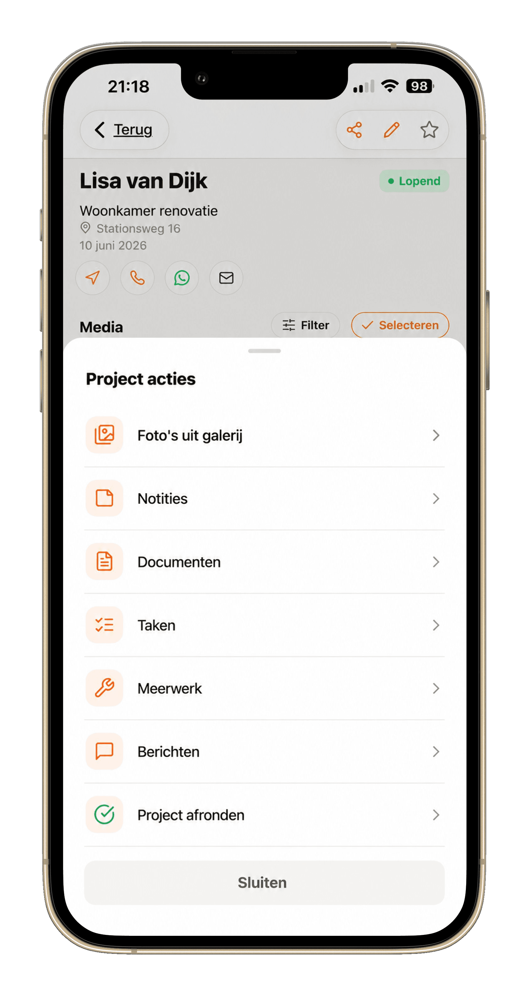 Stap 3 — Documenteer ter plekke